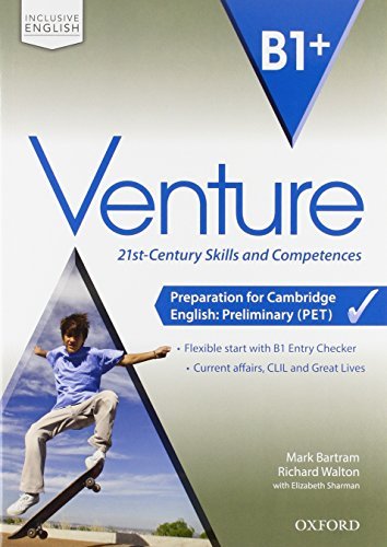 Venture. B1+. Student's book-Workbook-Openbook. Per le Scuole superiori. Con CD Audio. Con e-book. Con espansione online