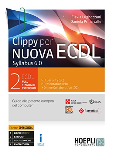 Clippy per nuova ECDL. Syllabus 6.0. Ediz. Openschool. Per le Scuole superiori. Con ebook. Con espansione online vol.2