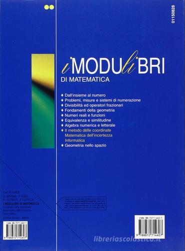 Modulibri di matematica - algebra / 2 tomi di Moriani, Nobel - Avitabile, Cuzzolin edito da Ferraro