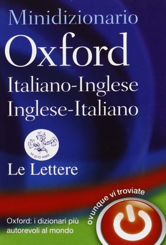 Minidizionario Oxford italiano-inglese, inglese-italiano edito da Oxford University Press