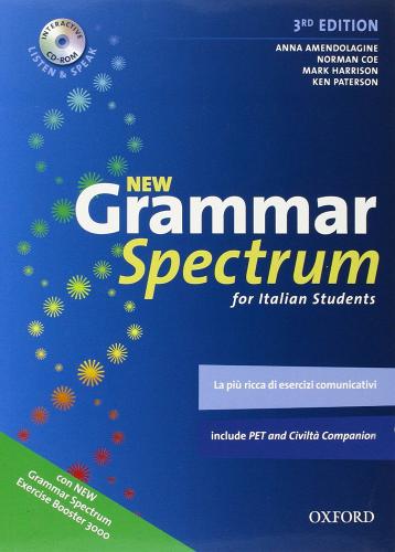 New grammar spectrum. Student's book-Booster 3000 without key. Con espansione online. Per le Scuole superiori. Con CD-ROM di Norman Coe, Anna Amendolagine, Ken Paterson edito da Oxford University Press