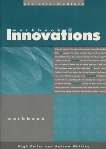 Innovations. Pre-Intermediate. Workbook with key. Per le Scuole superiori di Hugh Dellar, Andrew Walkley edito da Heinle Elt