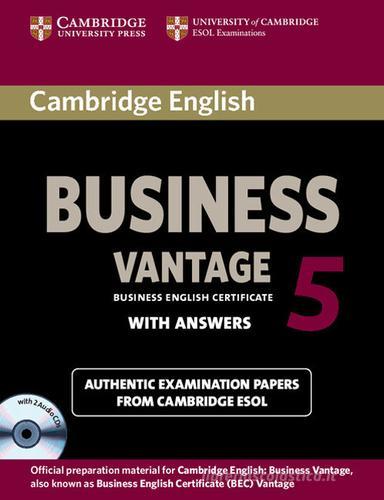 Cambridge English Business Certificate. Vantage 5 Self study Pack. Con CD-Audio edito da Cambridge