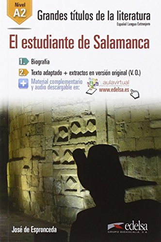 El Estudiante de Salamanca. Con espansione online di José de Espronceda edito da Edelsa