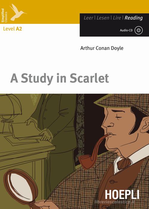 A Study in scarlet. Con CD-Audio di Arthur Conan Doyle edito da Hoepli