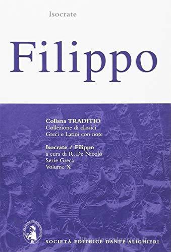 Filippo di Isocrate edito da Dante Alighieri