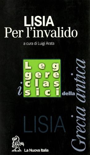 Per l'invalido di Lisia edito da La Nuova Italia