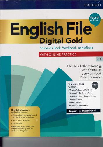 English file. Digital gold C1. Student's book. Woorkbook. With key. Per le Scuole superiori. Con e-book. Con espansione online edito da Oxford University Press