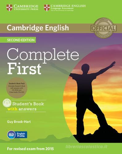Complete first certificate. Student's book with answers. Per le Scuole superiori e CD-ROM. Con CD Audio. Con espansione online di Guy Brook-Hart edito da Cambridge University Press
