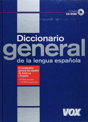 Diccionario general lengua española. Con CD-ROM