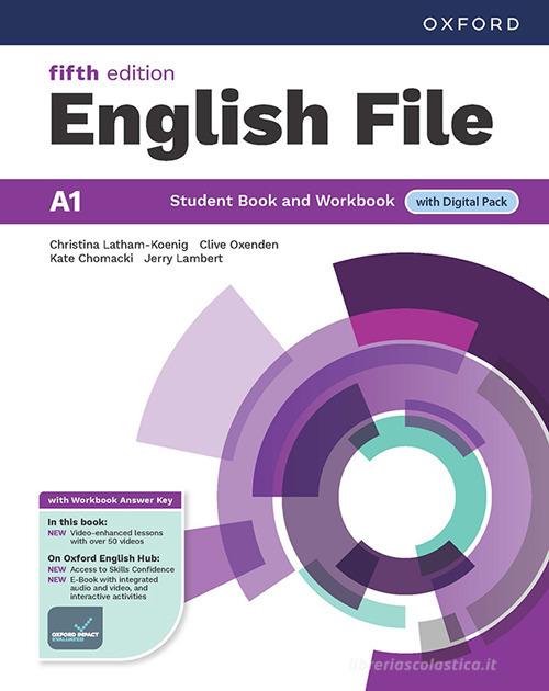 English file. A1. Student's book and Workbook. With Key. Per le Scuole superiori. Con e-book. Con espansione online edito da Oxford University Press