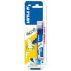 Confezione 3 refill per penne Frixion Ball e Frixion Clicker punta fine colore blu