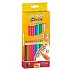 Confezione 12 matite colorate Studio Basic con temperino omaggio
