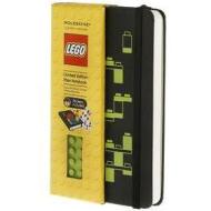Moleskine taccuino a pagine bianche pocket. Lego yellowfish green brick. Limited edition.
