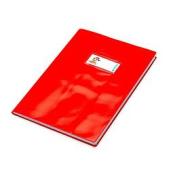 Copertina per quaderni A4 100% riciclabile finitura lucida colore rosso