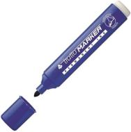 Tratto marker blu punta scalpello