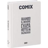 Comix 2020-2021. Diario agenda 16 mesi mini. Bianco