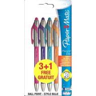 Confezione 4 penne a sfera FlexGrip Elite colori assortiti