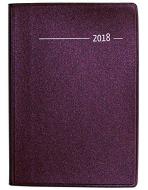 Agenda tascabile settimanale Rosso Metallizzato 2018