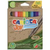 Confezione 12 pennarelli lavabili in plastica riciclata Eco Joy