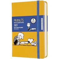 Moleskine 12 mesi - Agenda giornaliera Limited Edition Peanuts arancione - Pocket copertina rigida 2021