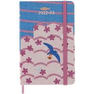 Moleskine 18 mesi - Agenda settimanale Limited Edition Sakura Bird - Pocket copertina rigida 2022-2023
