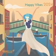 Calendario 2024 GreenLine Happy Vibes cm 30x30
