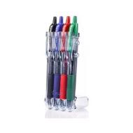 Confezione 4 penne roller a gel G-2 punta media colori assortiti