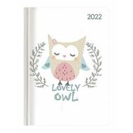 Agenda 12 mesi settimanale 2022 Ladytimer Lovely Owl