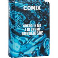 Comix 2025-2026. Agenda 16 mesi mini. Metal Fluid