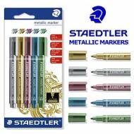 Blister 5 pennarelli Metallic Marker