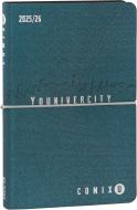 Comix U Younivercity Medium Agenda 2025-2026 settimanale 13 mesi. Blu