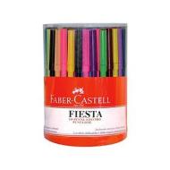 Barattolo 100 pennarelli Fiesta colori assortiti