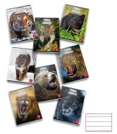 Maxi quaderno Pigna Animal 80 fogli a righe 1R formato A4 (fantasie assortite)