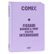 Agenda Comix 16m Standard Lilla-Diario scolastico 2026-2027 per Scuola secondaria di I grado (medie inferiori)