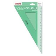 Squadra 60 gradi KeepColour Pastel 30 cm (colori assortiti)