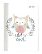 Agenda 12 mesi settimanale 2021 Ladytimer Lovely Owl