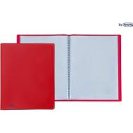 Porta listino formato interno cm 22x30 30 buste colore rosso