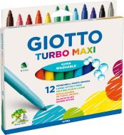 Astuccio 12 pennarelli Giotto Turbo Maxi punta grossa