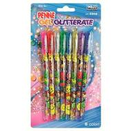 Confezione 8 penne a gel glitterate