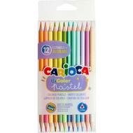 Astuccio 12 matite colorate Pastel Bi-Color