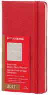 Moleskine 12 mesi - Agenda settimanale panoramic rossa – Slim Copertina rigida 2017