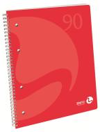 Quaderno maxi spirale formato A4 60 fogli 90 grammi righe 1R (colori assortiti)