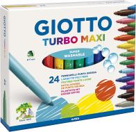 Astuccio 24 pennarelli Giotto Turbo Maxi punta grossa