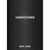 Agenda settimanale 17 mesi 2024/2025 Campustimer Black cm 10x15