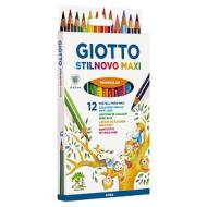 Confezione 12 matite colorate Giotto Stilnovo Maxi