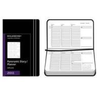 Moleskine 12 mesi - Panoramic Diary - Pocket - Copertina rigida nera 2011