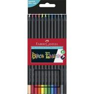 Astuccio 12 matite colorate Black Edition