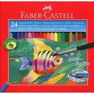 Astuccio 24 matite colorate acquerellabili con pennello