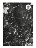 Diario agenda 12 mesi giornaliera 2020-2021 Collegetimer A5 day by day Black Marble